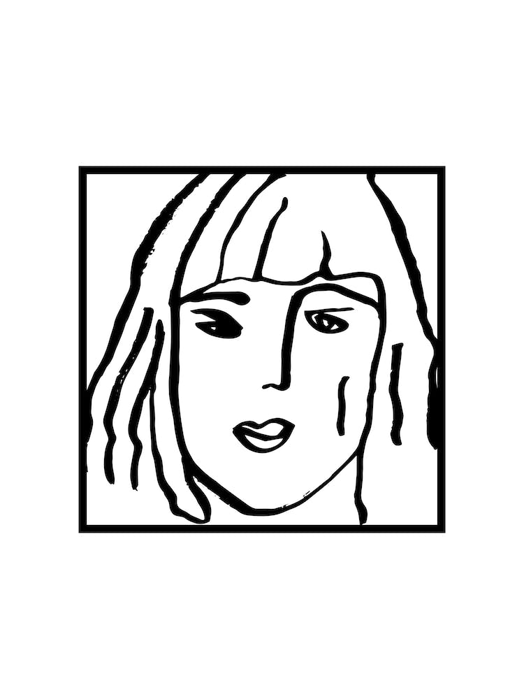 Female Face Square