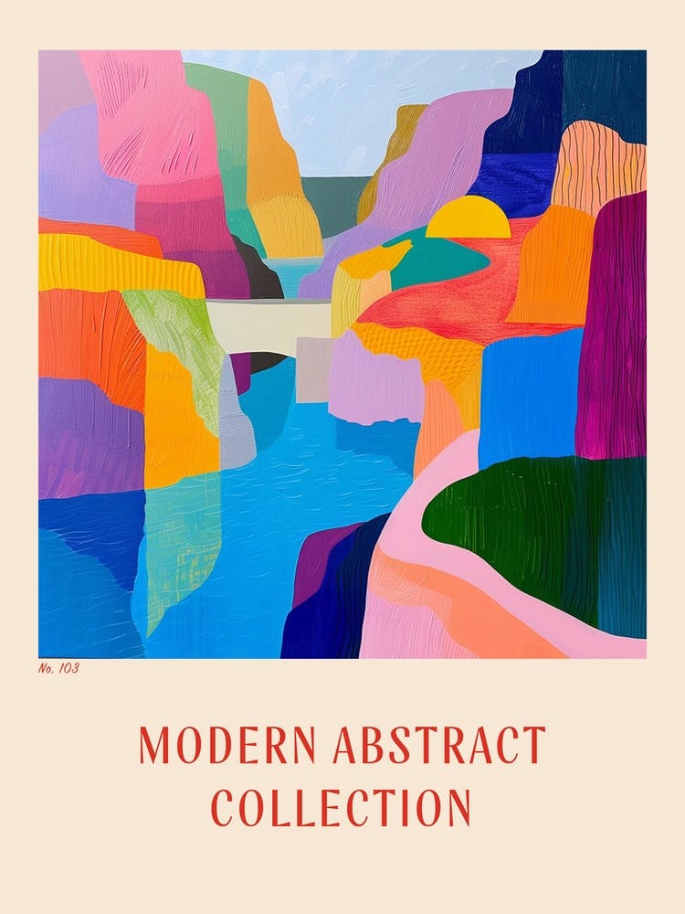Modern Abstract Collection Poster 103