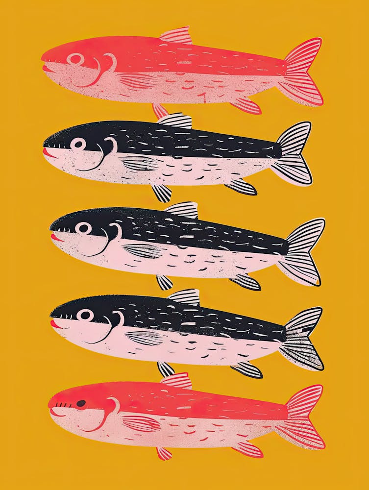 The School Of Fish Fish Poster