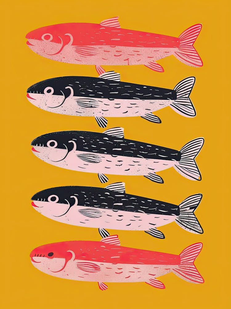 The School Of Fish Fish Poster