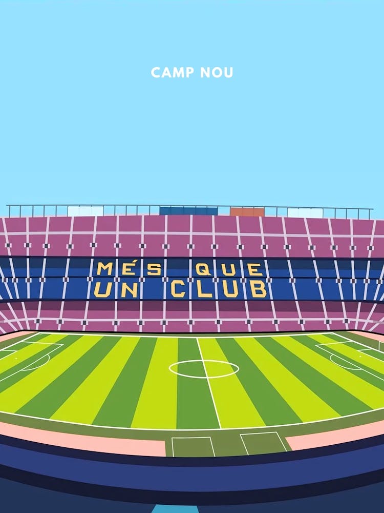 Camp Nou Barcelona Print