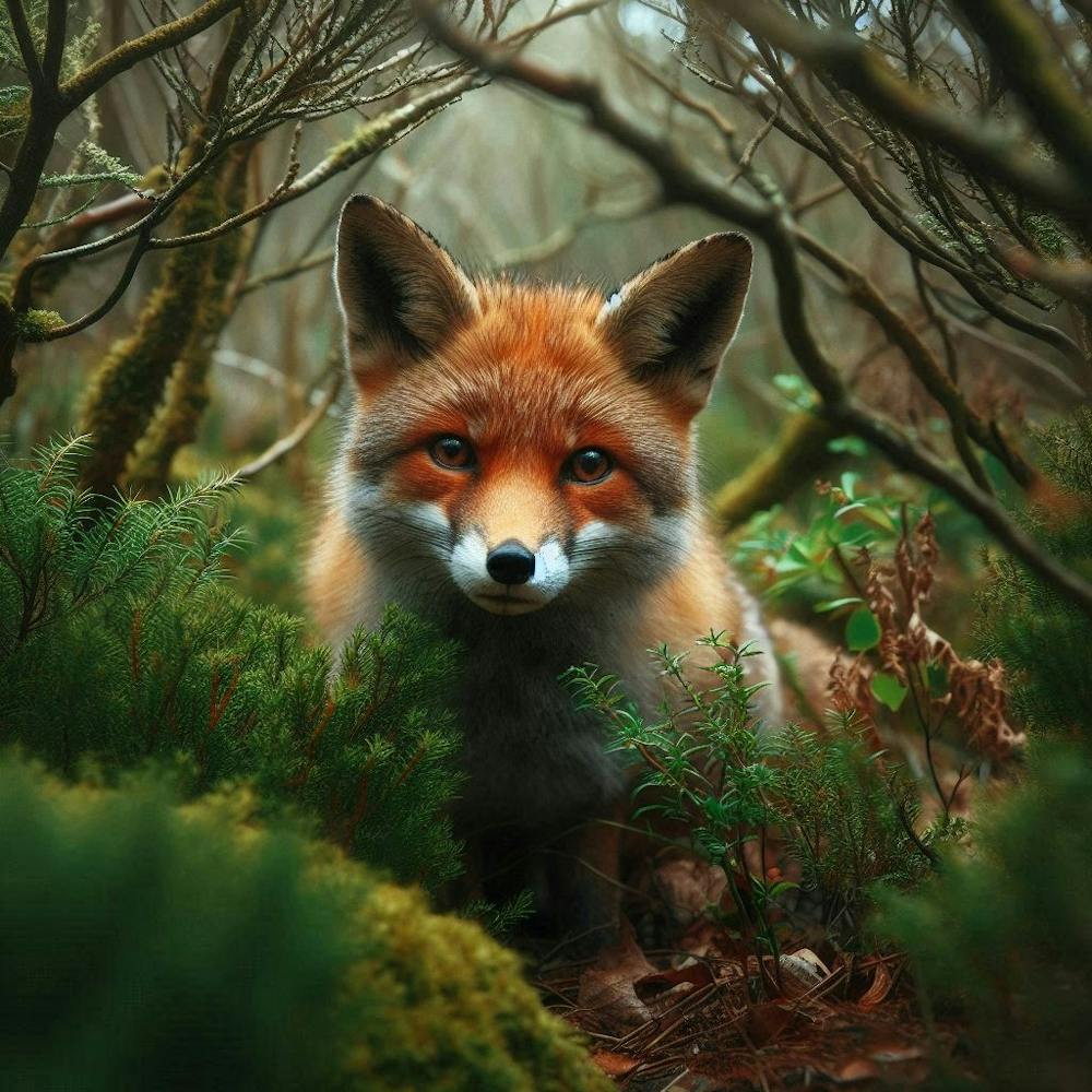 Fox In The Woods