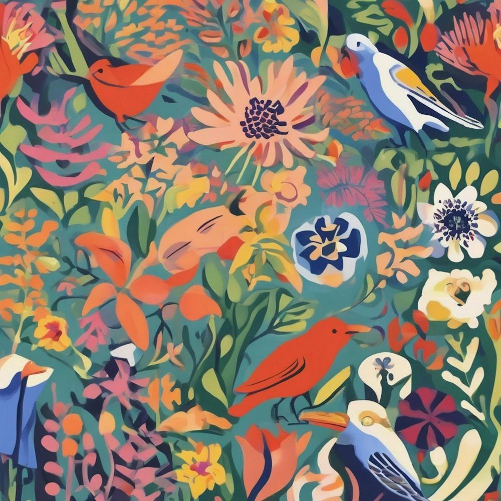 Birds In The Garden 2