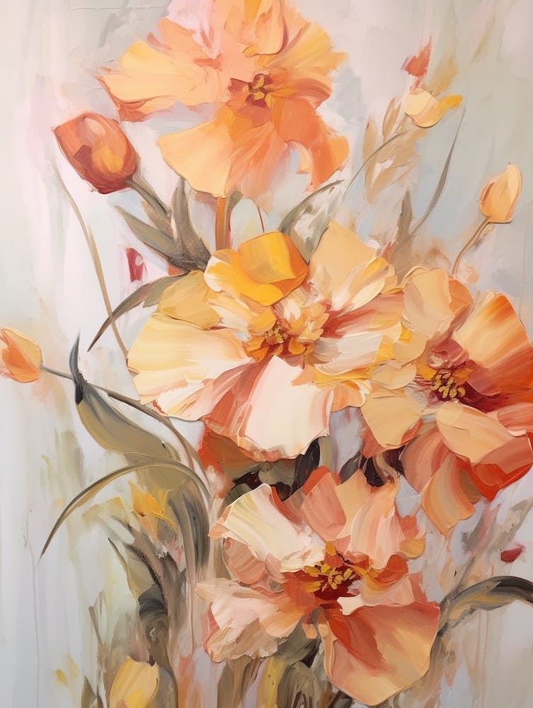 Fall Flower Painting Peony 3