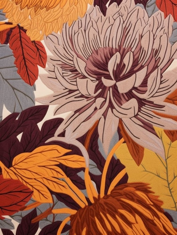 Herbstliche Botanik Chrysantheme 1