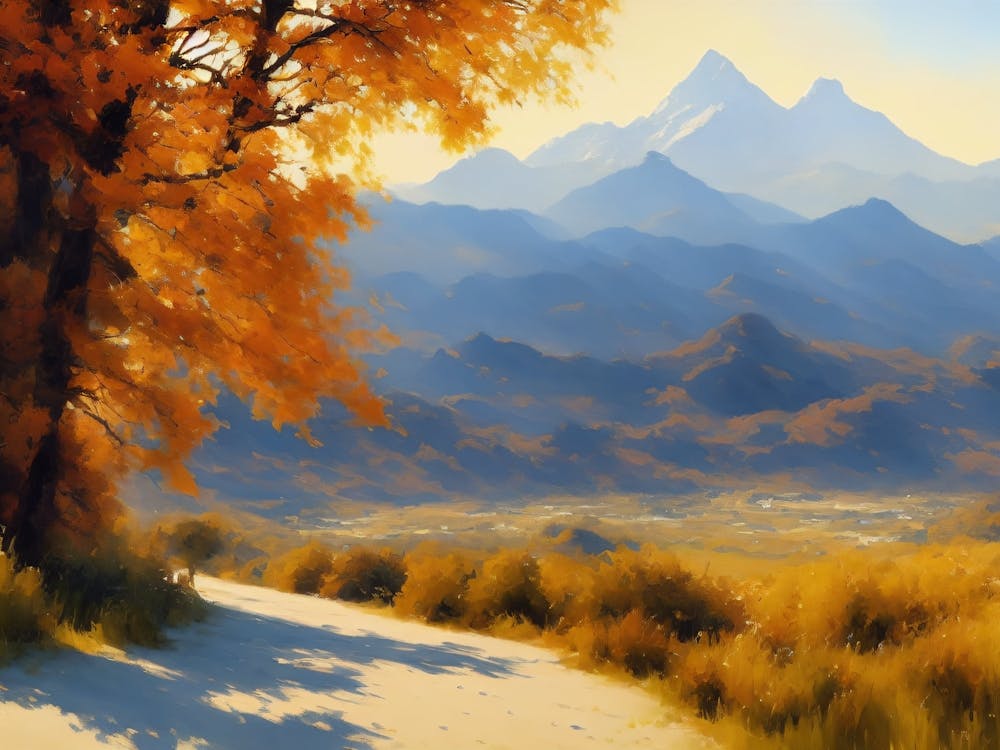 Autumn In The Mountains 1