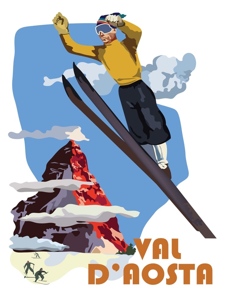 Val D Aosta Ski Jump, Italy