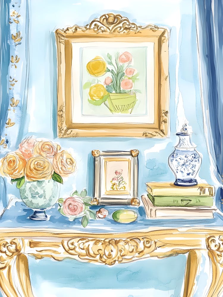 Blue Table