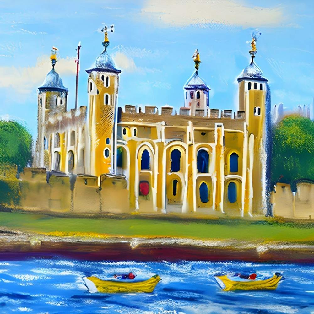 Tower Of London on a Sunny Afternoon