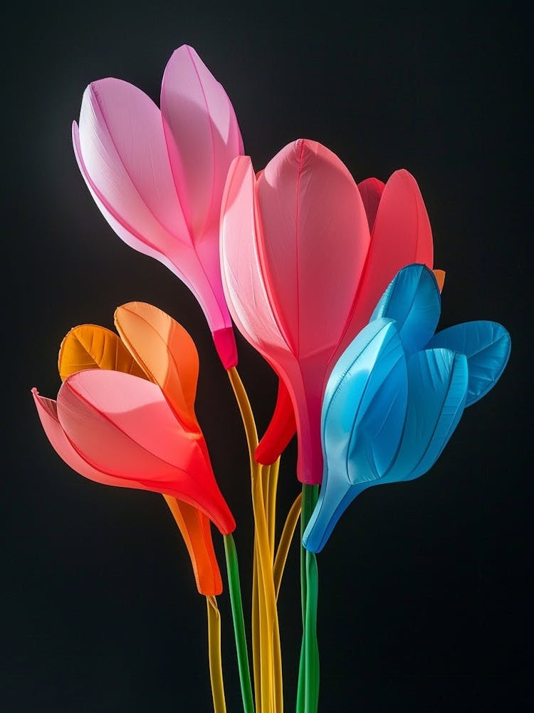 Bright Inflatable Flowers Cyclamen 2