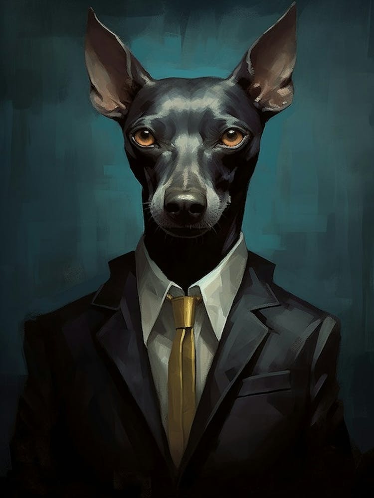 Gangster Dog Xoloitzcuintli Mexican Hairless Dog 3