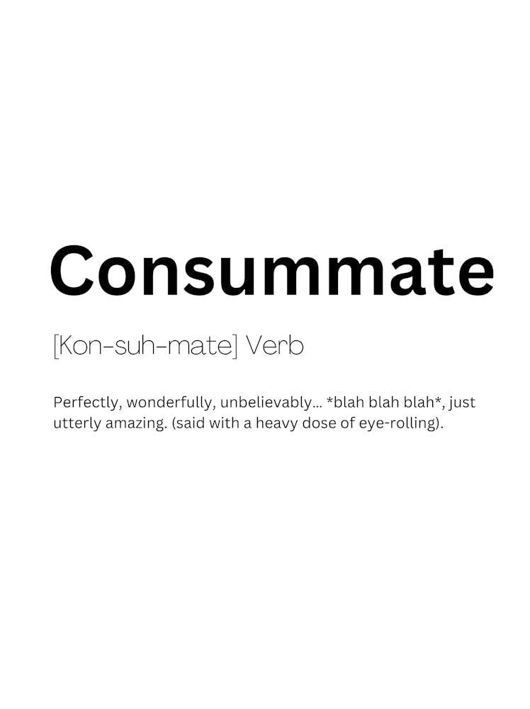 Consummate Definition Meaning
