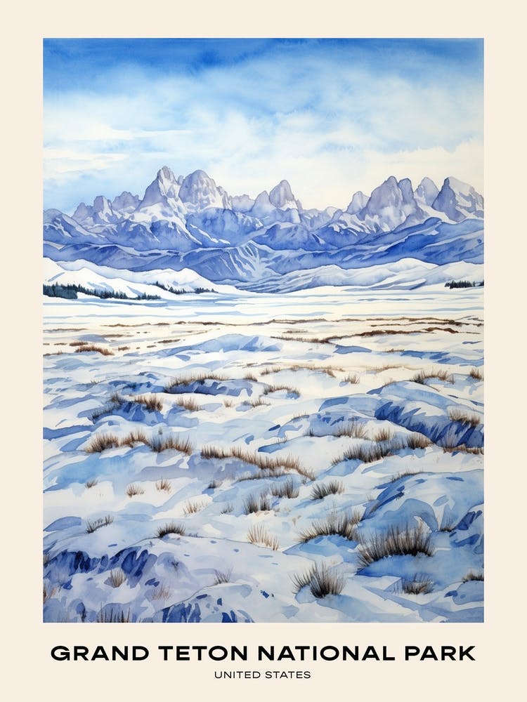 Grand Teton National Park United States 1 Poster