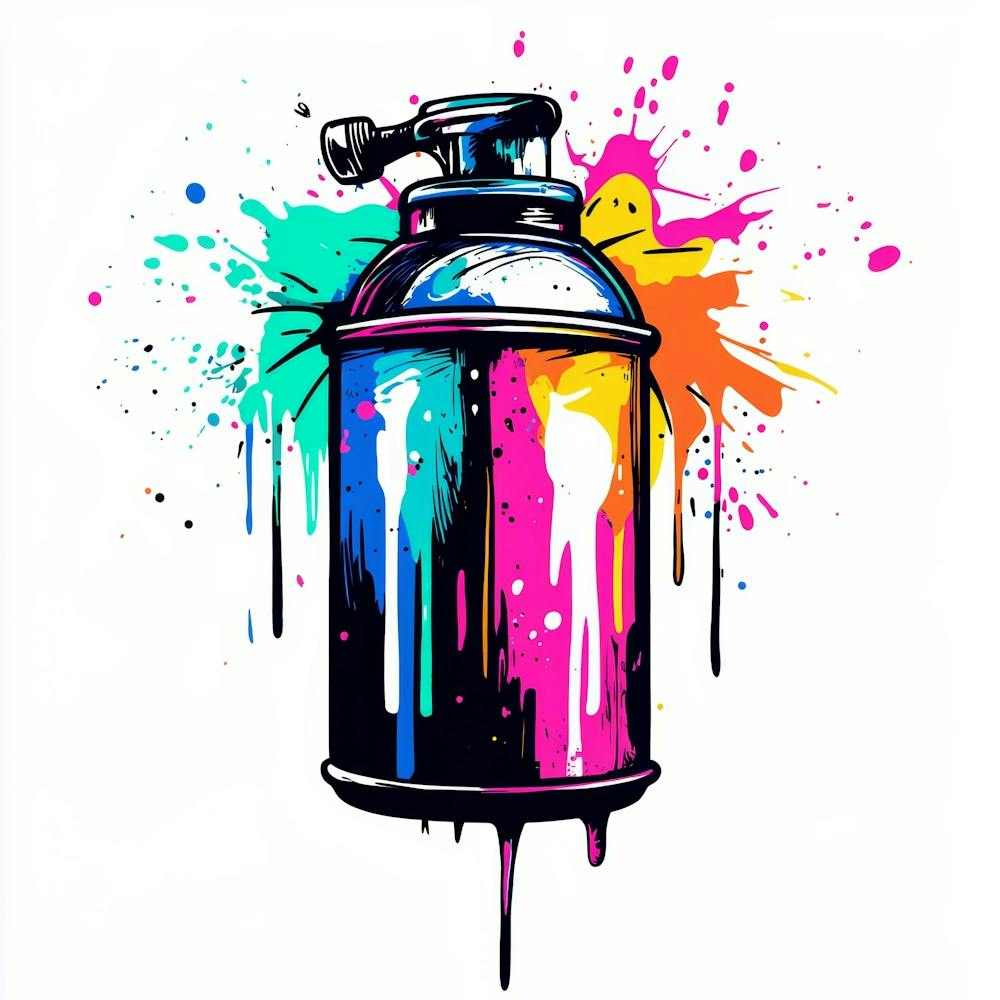 Design Pop Culture Inspired Spray Paint