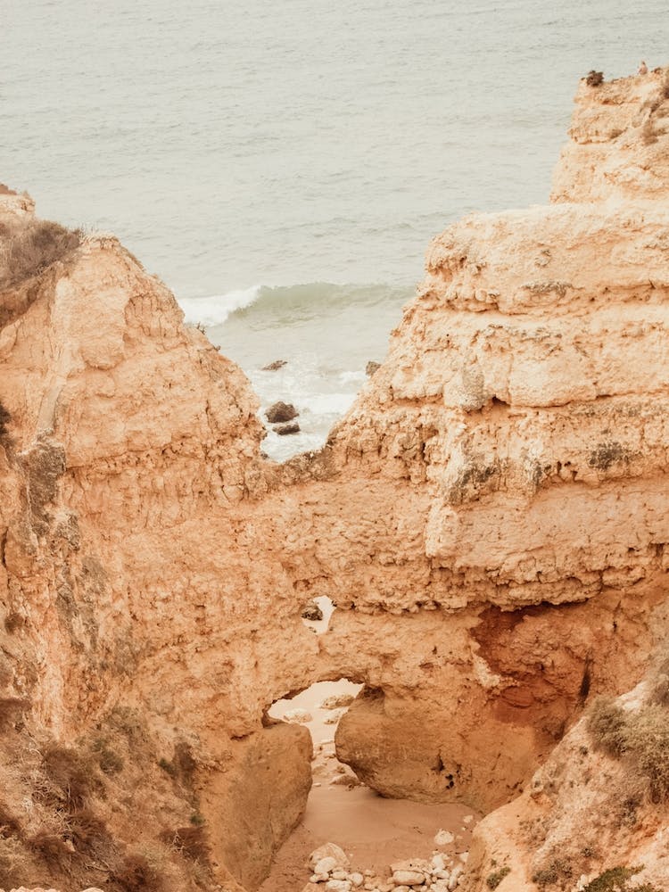 Rock Formations Near Coast