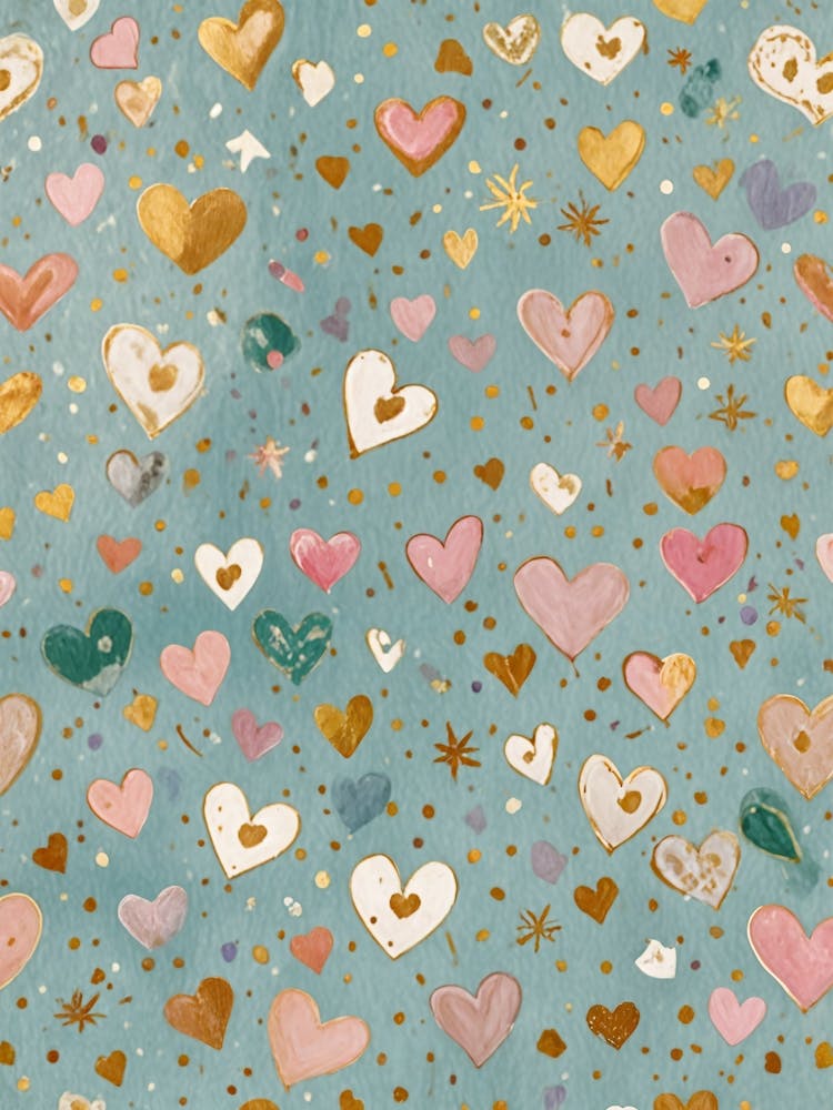 Little Pastel Hearts