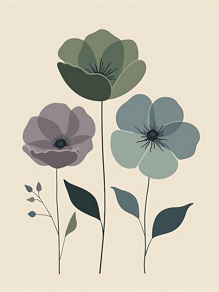 Three Flowers 16