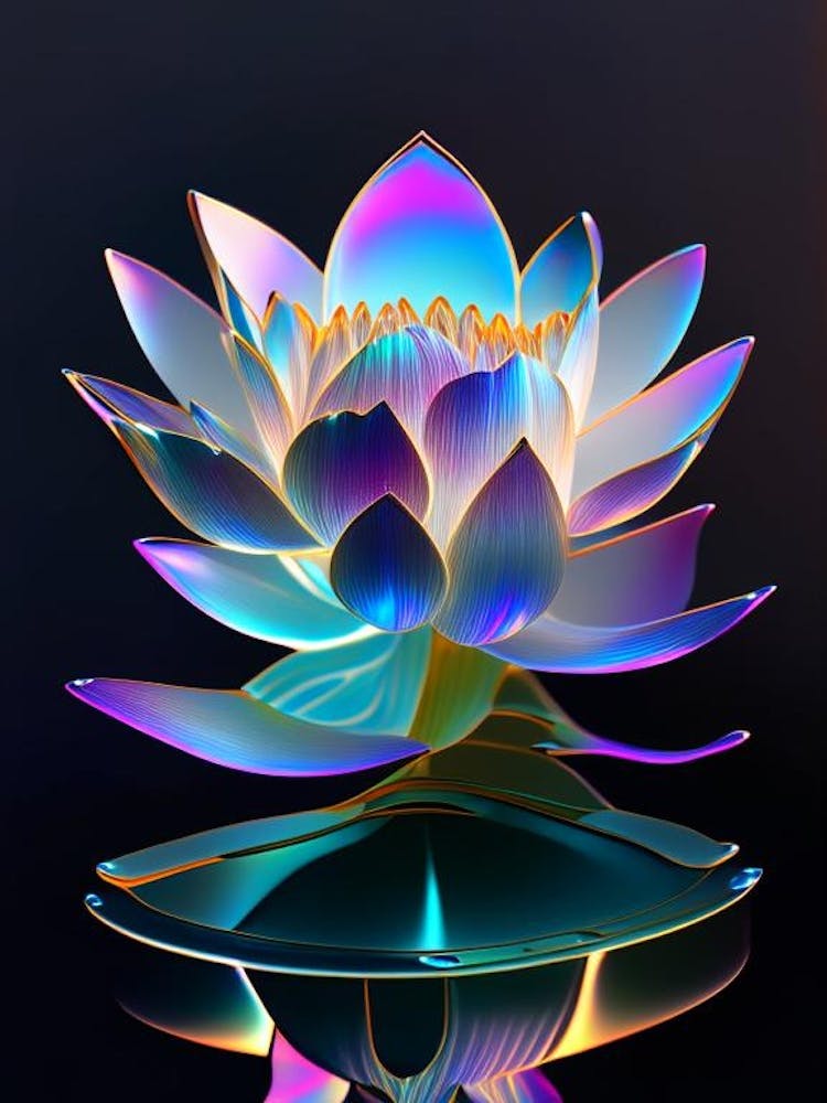 American Lotus Holographic 1