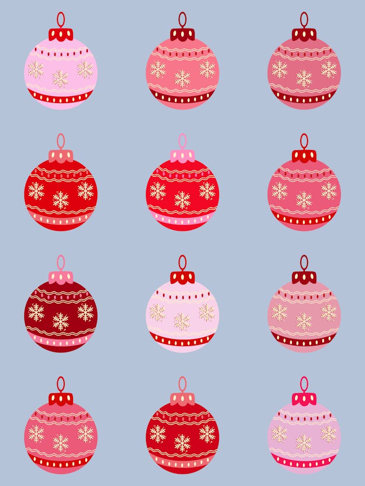 Vintage Christmas Baubles