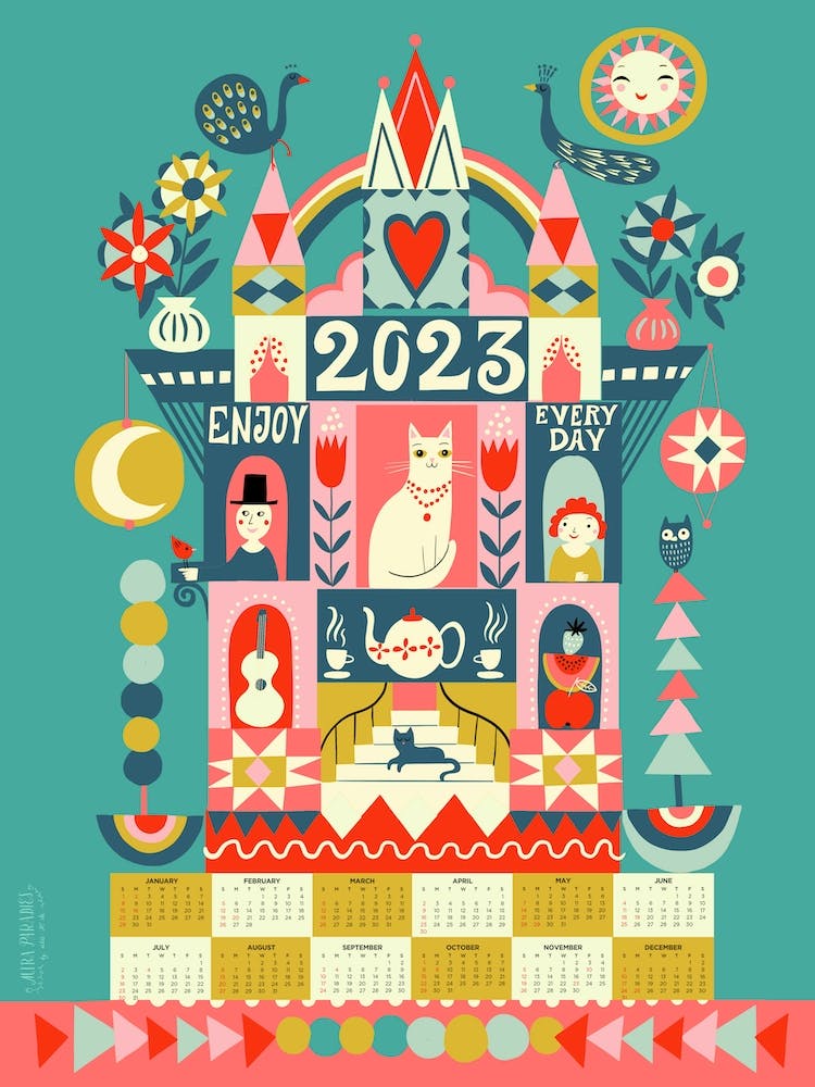 2023 Happy Castle Calendar