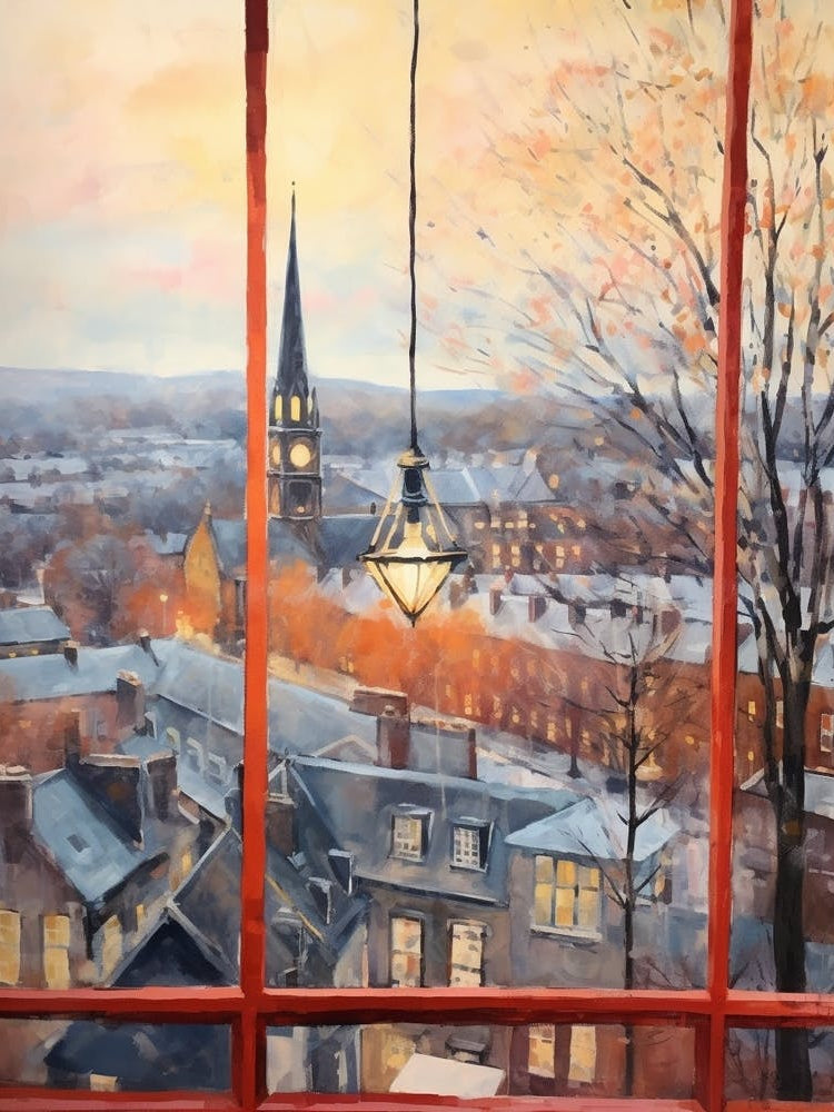 Winter Cityscape Cardiff United Kingdom 2