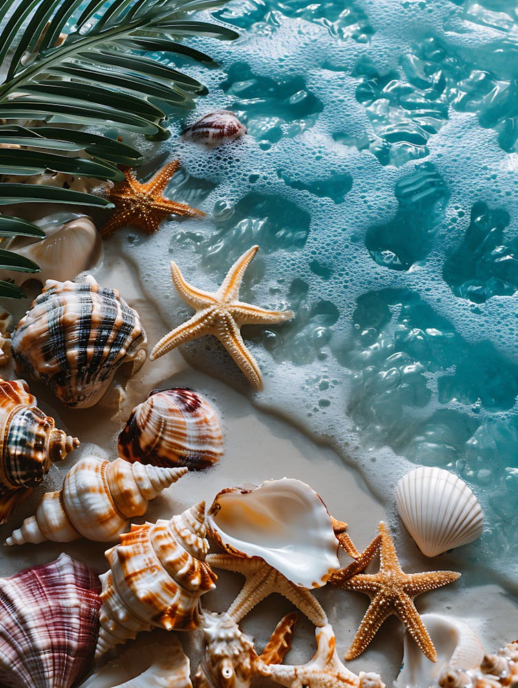 Coquillages sur la Plage 3