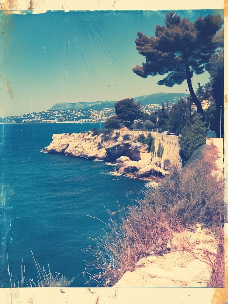 South Of France Inspiré de Polaroid 2