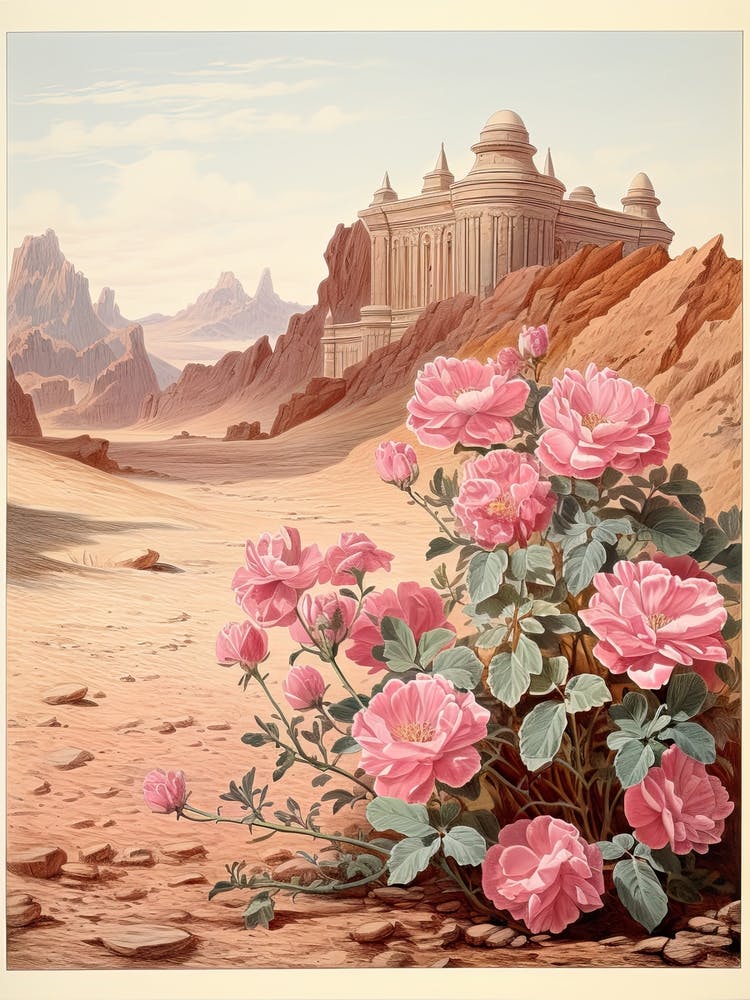 Camellia Flower Victorian Style 0