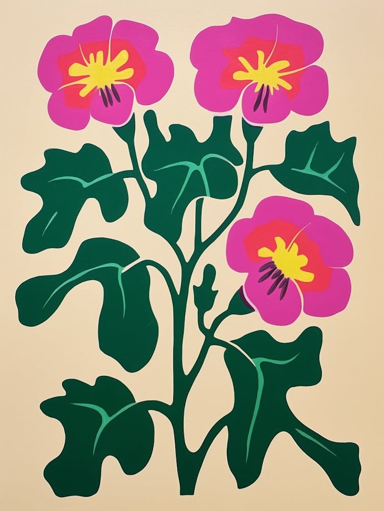 Scherenschnitt-Blumenkunst Glockenblumen 4