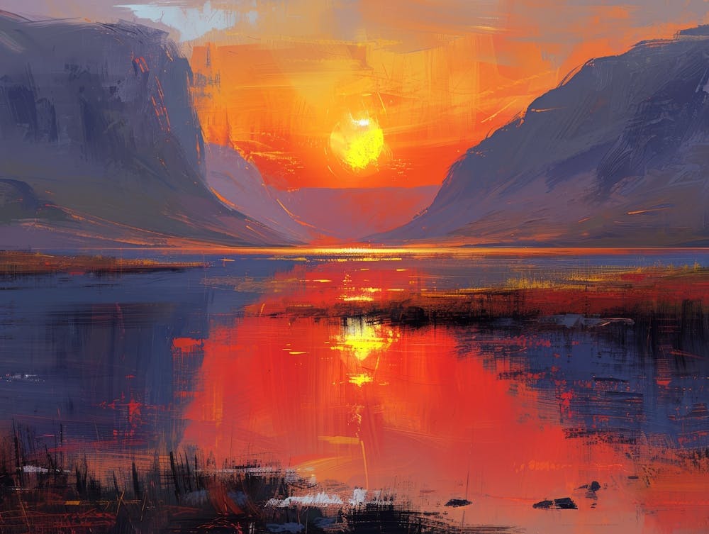 Sunset In The Mountains 30