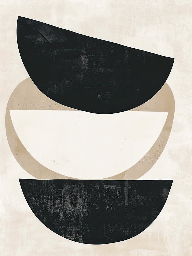 Faceted Horizons Bauhaus Minimalist