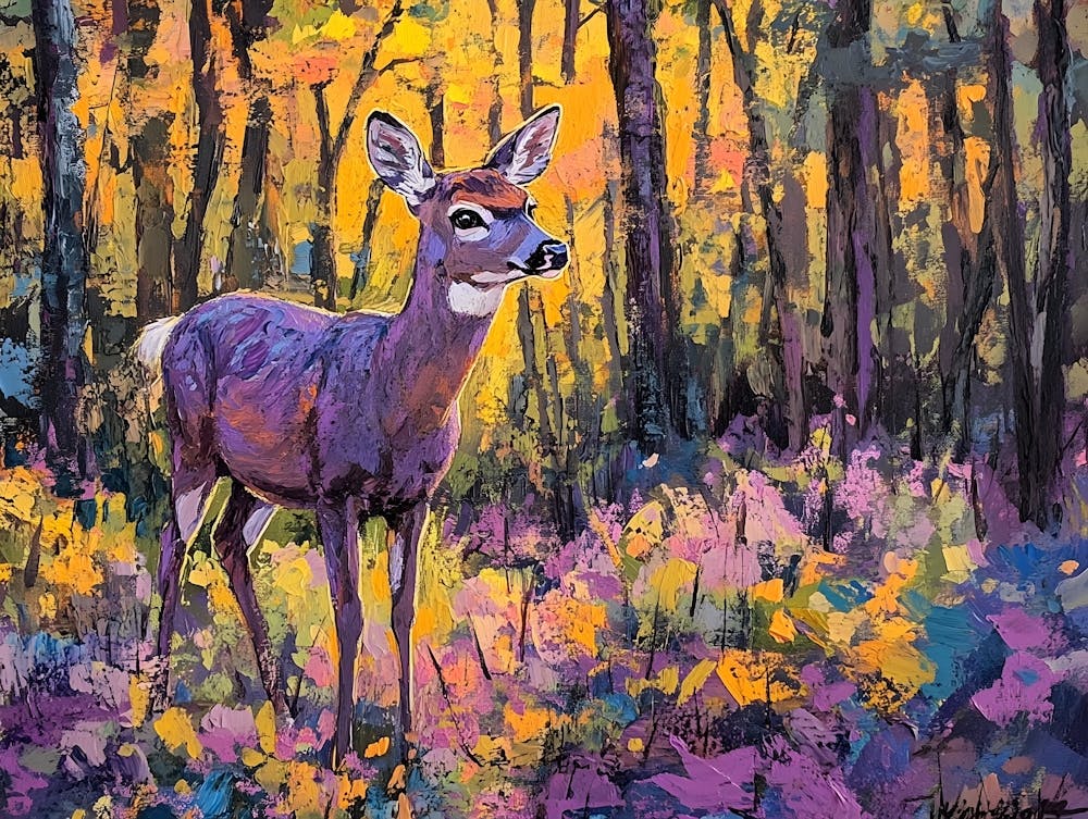 Deer In The Deep Woods 5