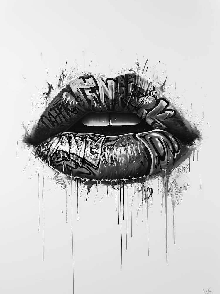Graffiti Lips