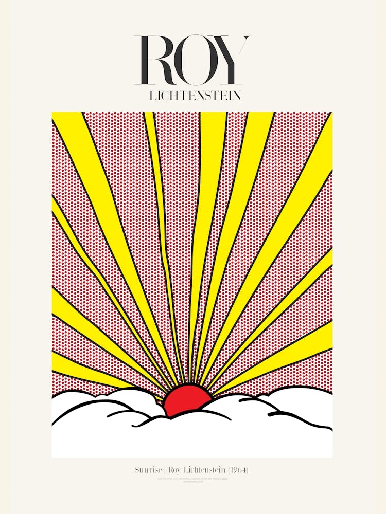 Sunrise Poster|Roy Lichtenstein 1965