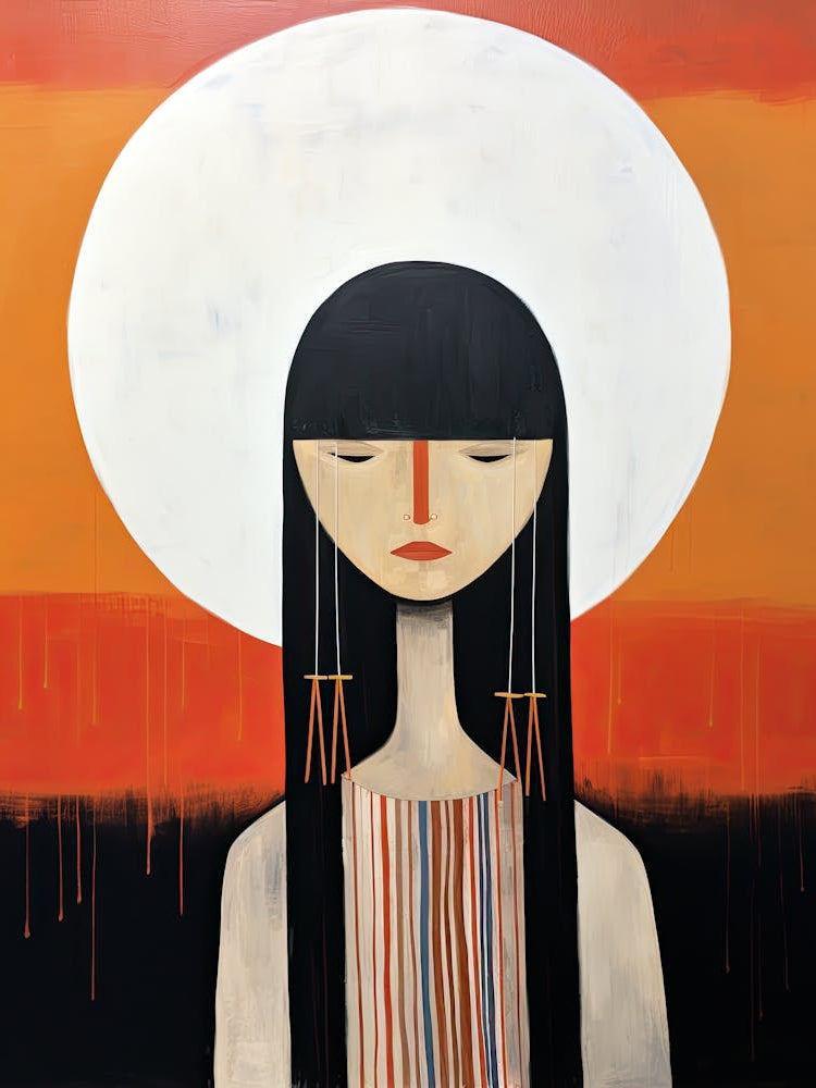 Spirit Of The Sacred Sun, Boho Art Style