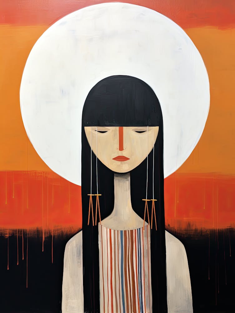 Spirit Of The Sacred Sun, Boho Art Style