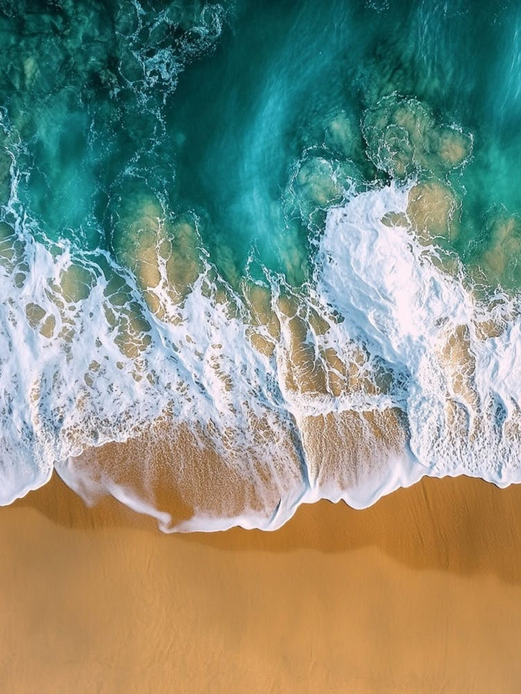 Aerial View Of A Beach 140