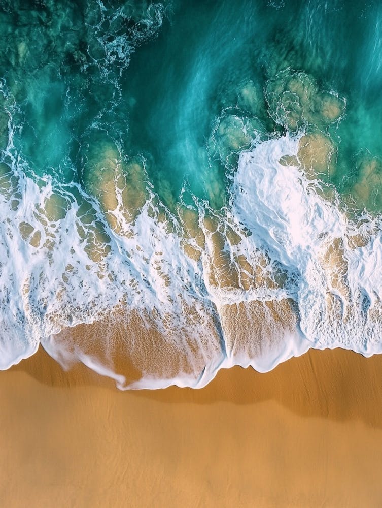 Aerial View Of A Beach 140