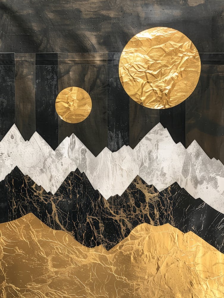 Gold And Black Mountains