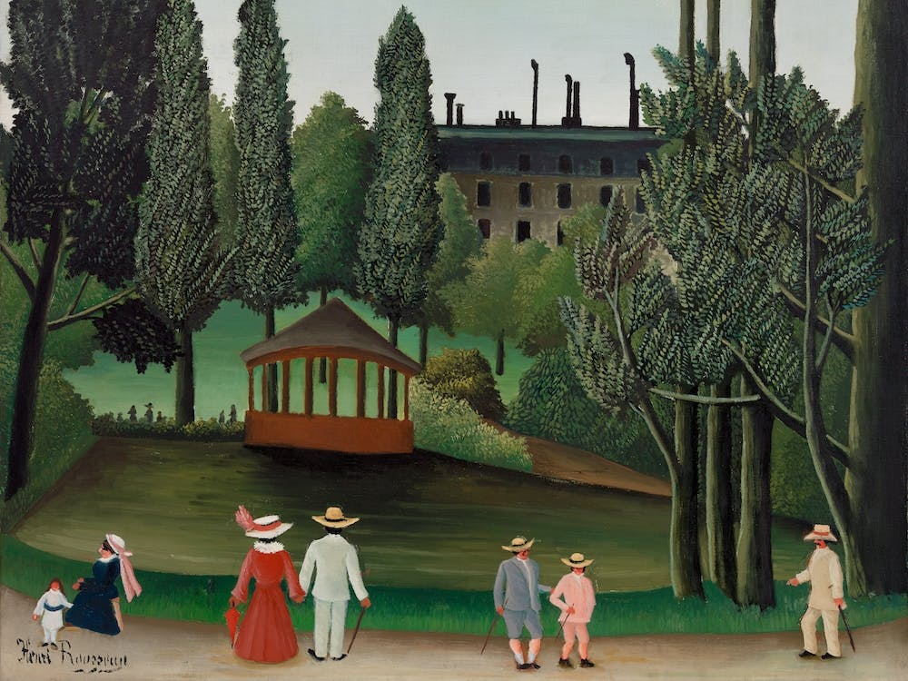 View Of Montsouris Park, The Kiosk, Henri Rousseau