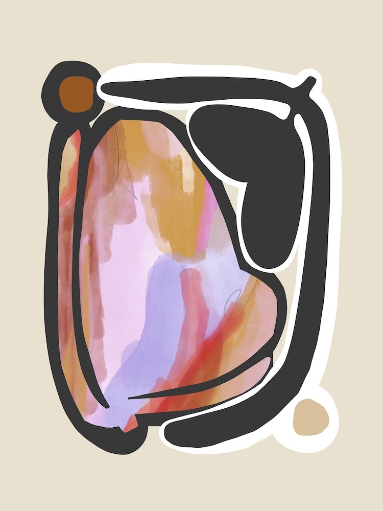 Loving Leaves Red Pink