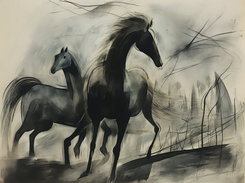 Esquisse De Cheval Moderne