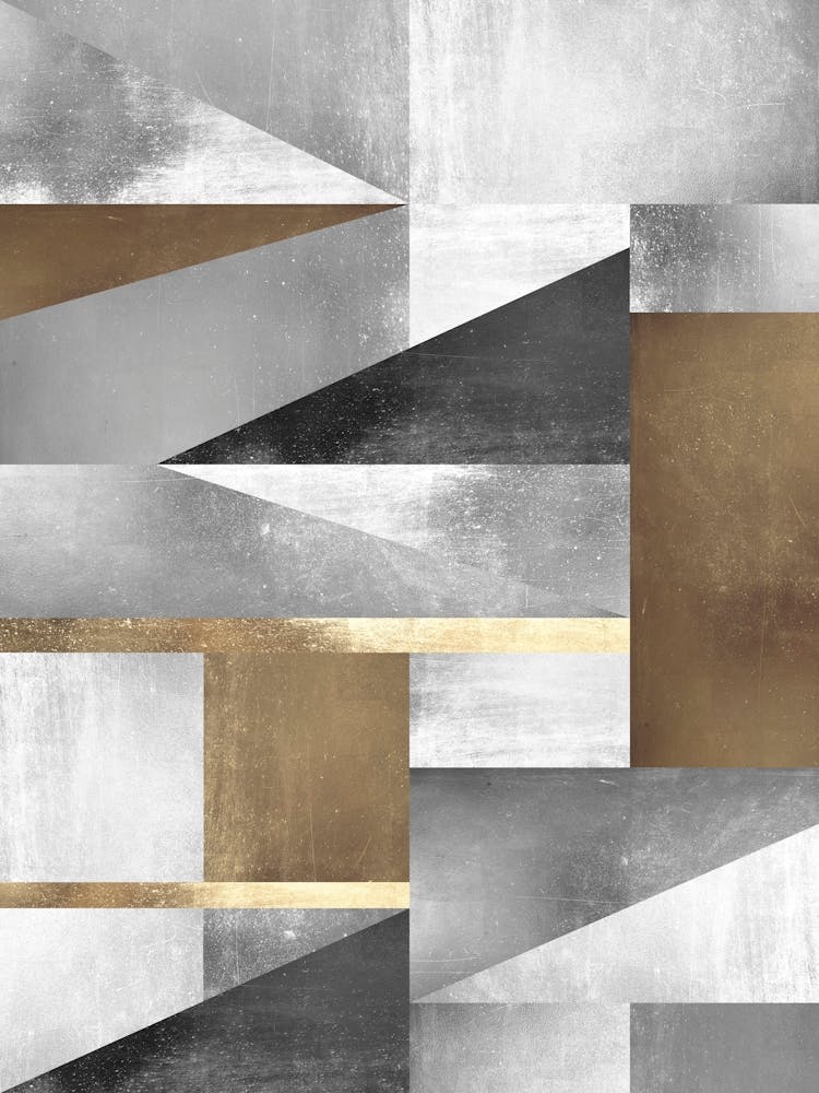 Gold and metal geometry 4