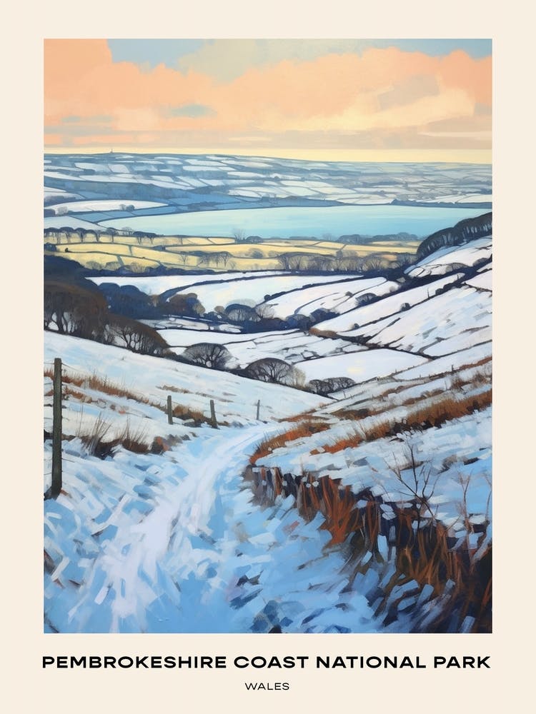 Pembrokeshire Coast National Park Wales 3 Poster