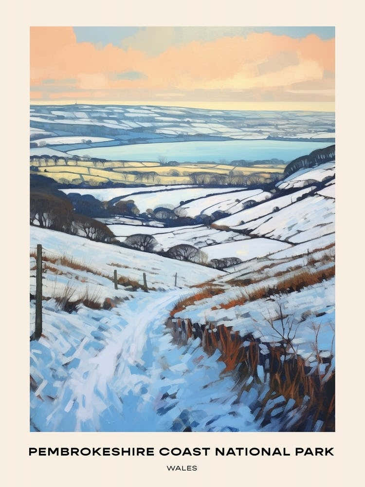 Pembrokeshire Coast National Park Wales 3 Poster