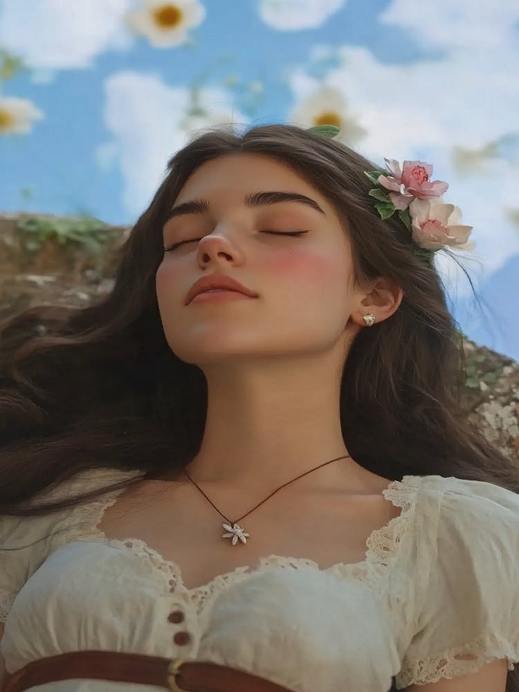 Girl In A White Dress 1