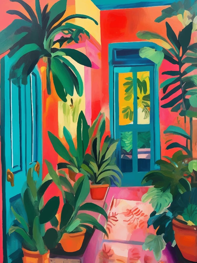 Bright Tropical and botanical houses