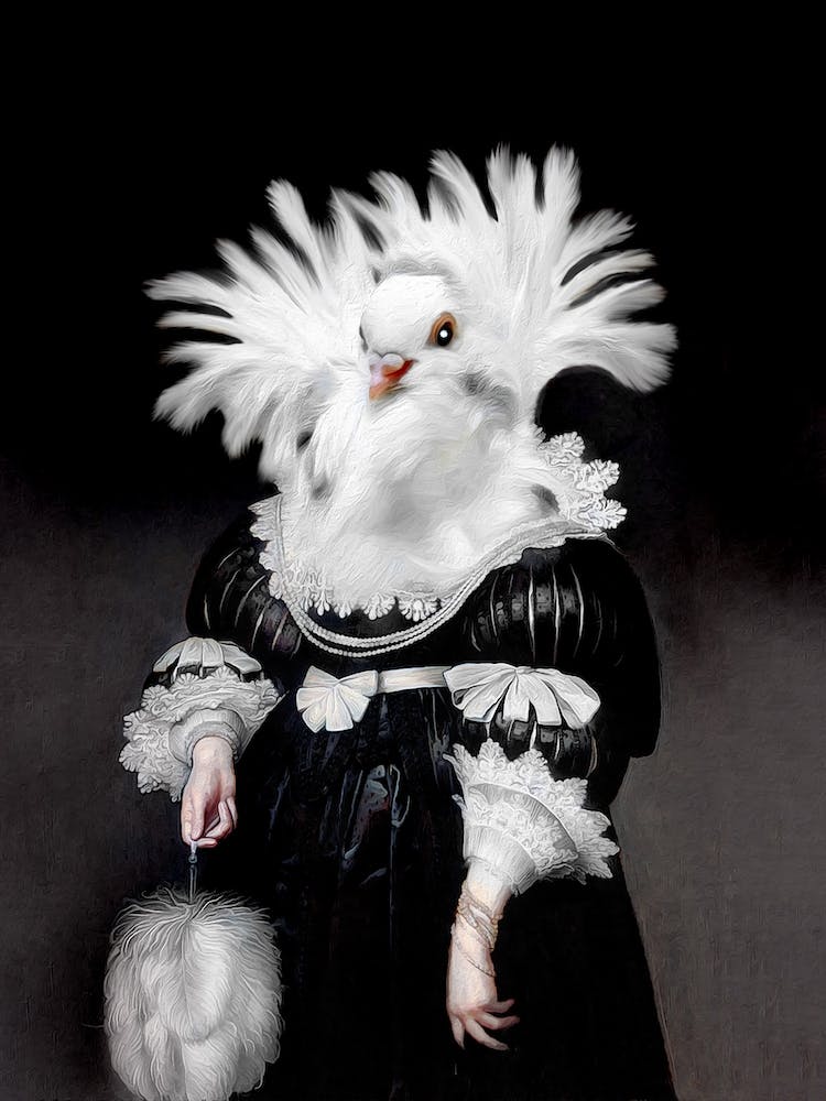 Paloma The Posh Dove Pet Portraits