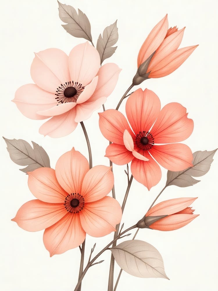 Pink Flowers 5