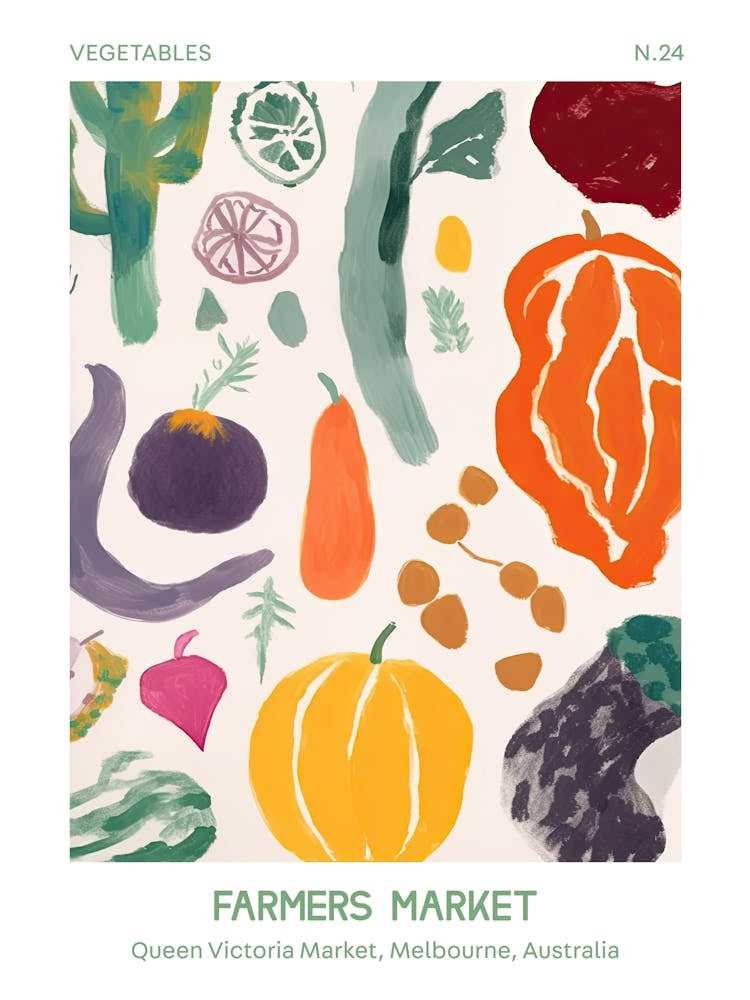 Bitter Melon Vegetables Farmers Market 3 Queen Victoria Market, Melbourne, Australia